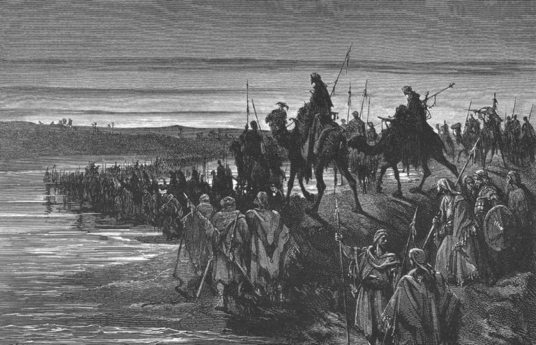 os-israelitas-cruzam-o-deserto