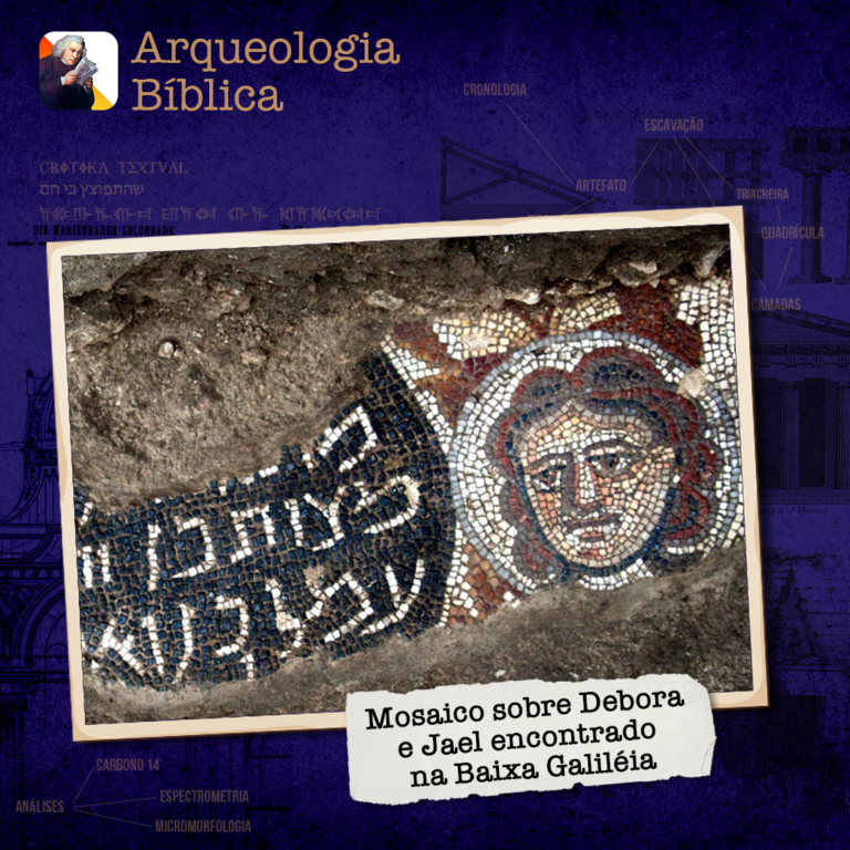 arqueologia mosaico debora e jael baixa galiléia